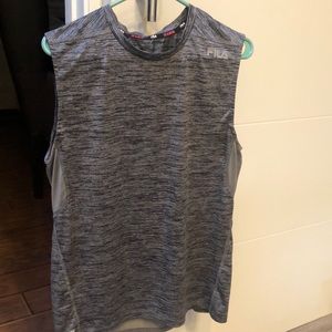 Men’s  fila grey tank size medium